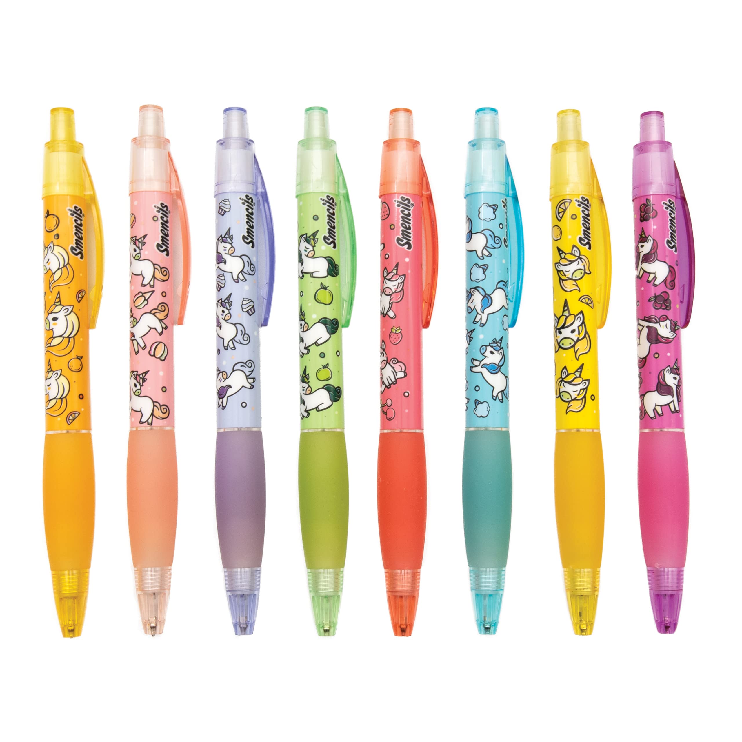 Mechanical Smencils (2 Pack) - Scented Mechanical Pencils with 8 Refills, 0.7mm Medium Point, Unicorn Scent - Perfect for School, Office & Creative Writing