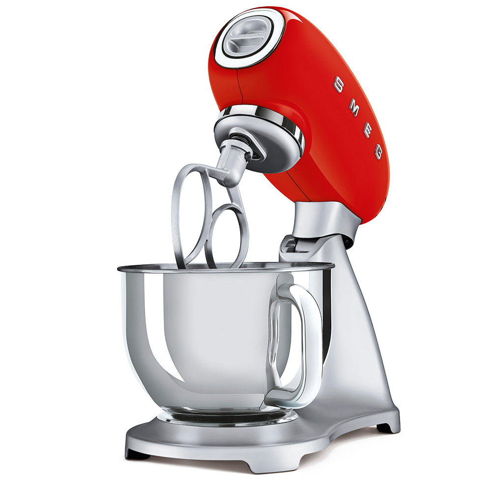 SMF02 4.8L Stand Mixer - Powerful 500W Electric Kitchen Mixer with 6 Speed Settings, Stainless Steel Bowl - Perfect for Baking Cakes, Cookies, Dough & Whipping Cream