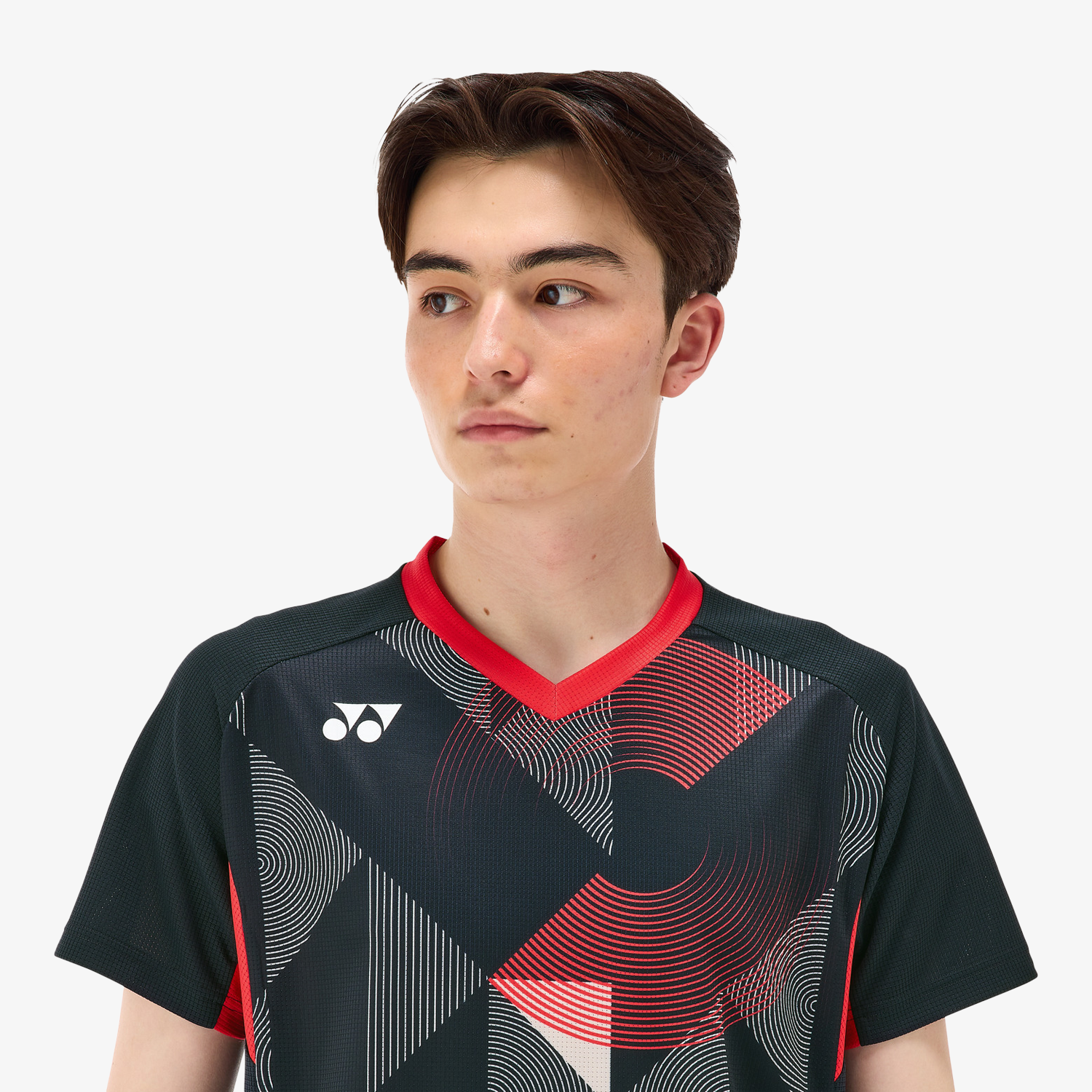 Yonex Men's Tennis Shirt 10576 - Breathable Performance Polo for Sports & Casual Wear (Black) - Perfect for Tennis, Golf & Outdoor Activities