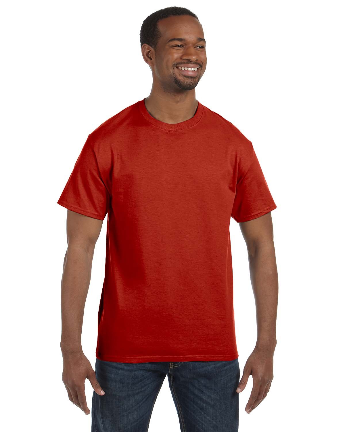 Hanes Men's 5170 ComfortSoft Cotton Crewneck T-Shirt - Soft Breathable Fabric for Casual Wear, Gym & Everyday Use