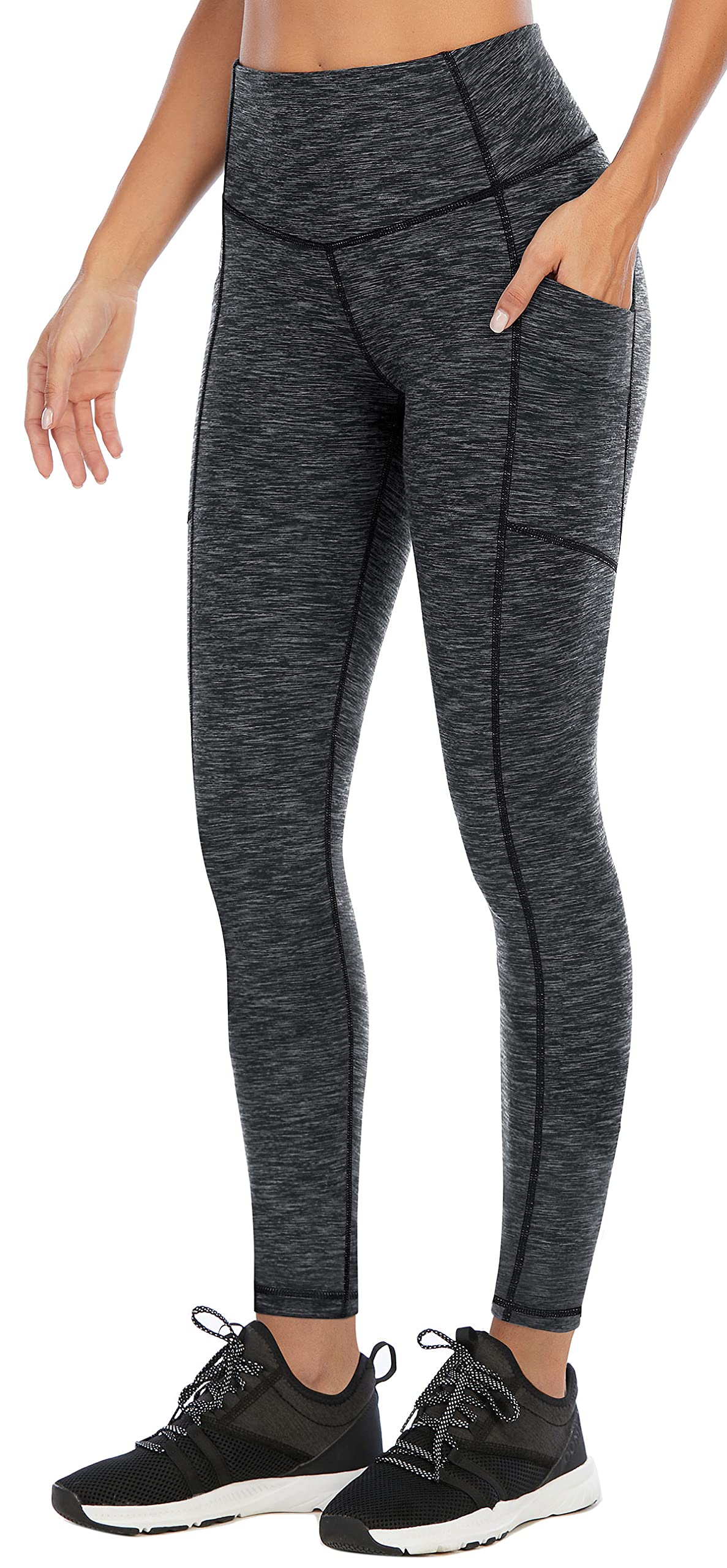 Ewedoos Women's High Waisted Yoga Pants with 5 Pockets - 25