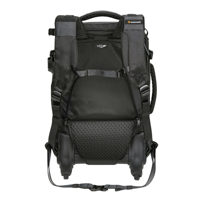 VEO Select 58T Professional Black Camera Trolley Backpack - Waterproof DSLR Camera Bag for Photographers with Wheels & Shoulder Straps - Perfect for Travel, Studio & Outdoor Photography