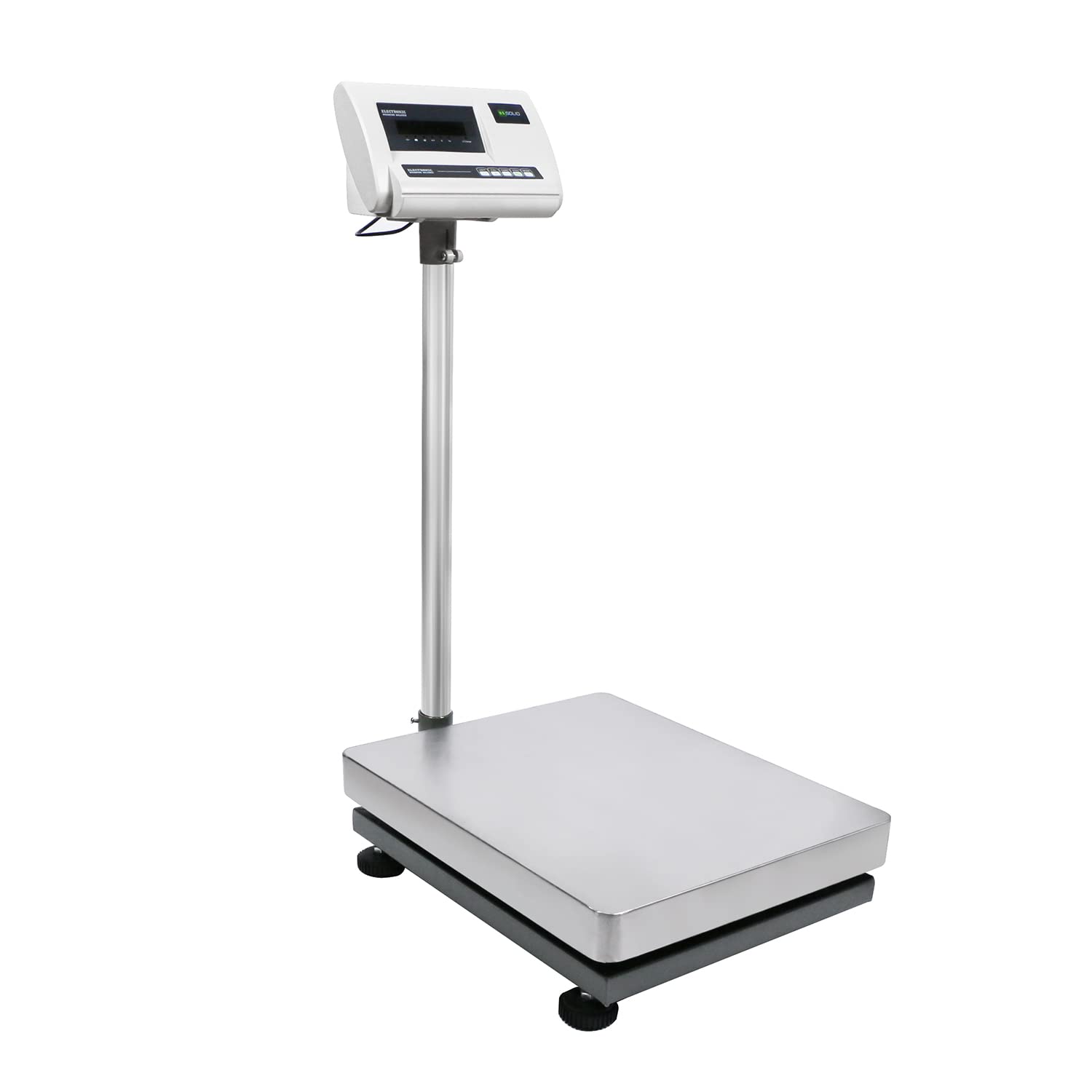 U.S. Solid Digital Bench Scale - 16x20 Inch Stainless Steel Postal Shipping Scale with Lb/Kg Switch, 680lb Capacity (0.02lb Precision) - Perfect for Warehouses, Post Offices & E-commerce Packaging
