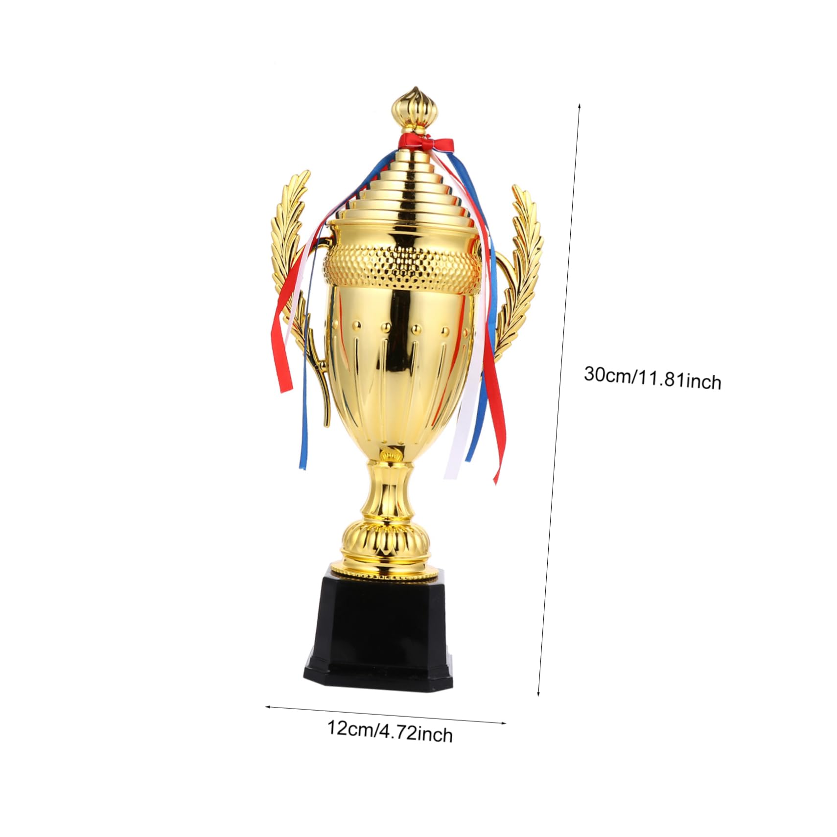 WESIEVYA Mini Gold Plastic Trophy Award - Reusable Winner Prize for Football Soccer Sports, Kids Party Favors, Team Recognition & Achievement Awards - Perfect for Tournaments, School Events & Office Incentives