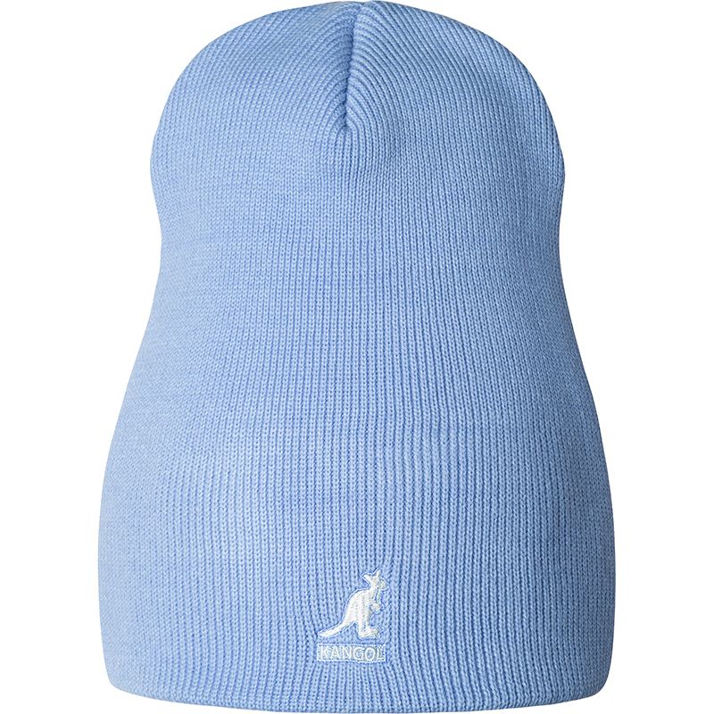 Kangol Acrylic Pull-On Beanie Hat - Glacier - Warm Winter Knit Hat for Men & Women - Perfect for Skiing, Snowboarding & Outdoor Activities