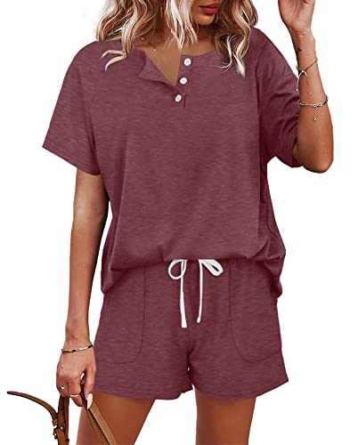Short Sleeve -Dark Red