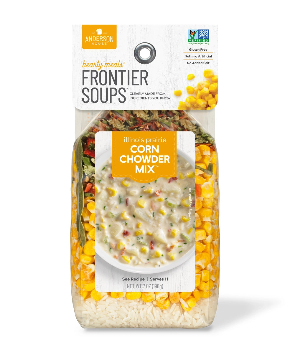 Premium Illinois Prairie Corn Chowder Mix - Authentic Midwest Recipe, Gluten-Free & Non-GMS - Perfect for Soups, Stews & Comfort Food Meals