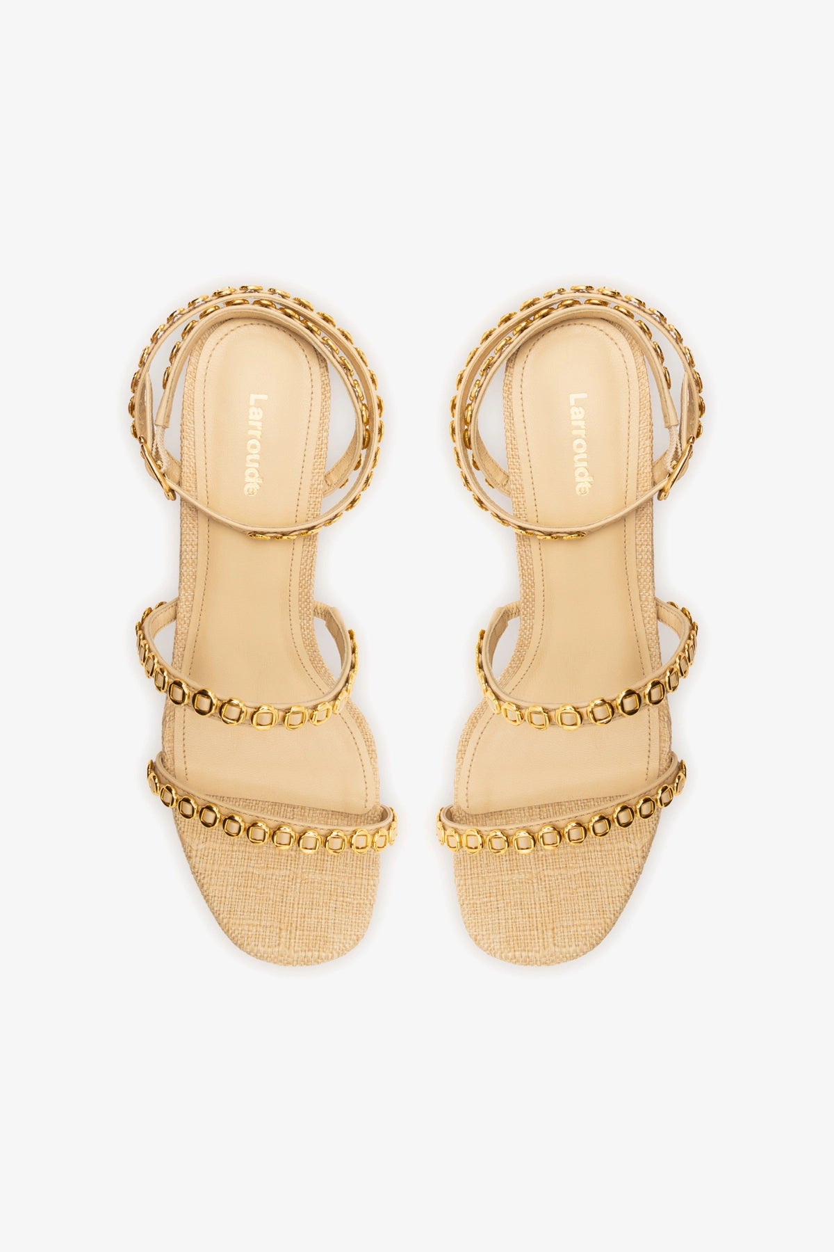 Gio Milanina Women's Beige Raffia Sandals - Comfortable Summer Beach Shoes for Outdoor Walking and Vacation