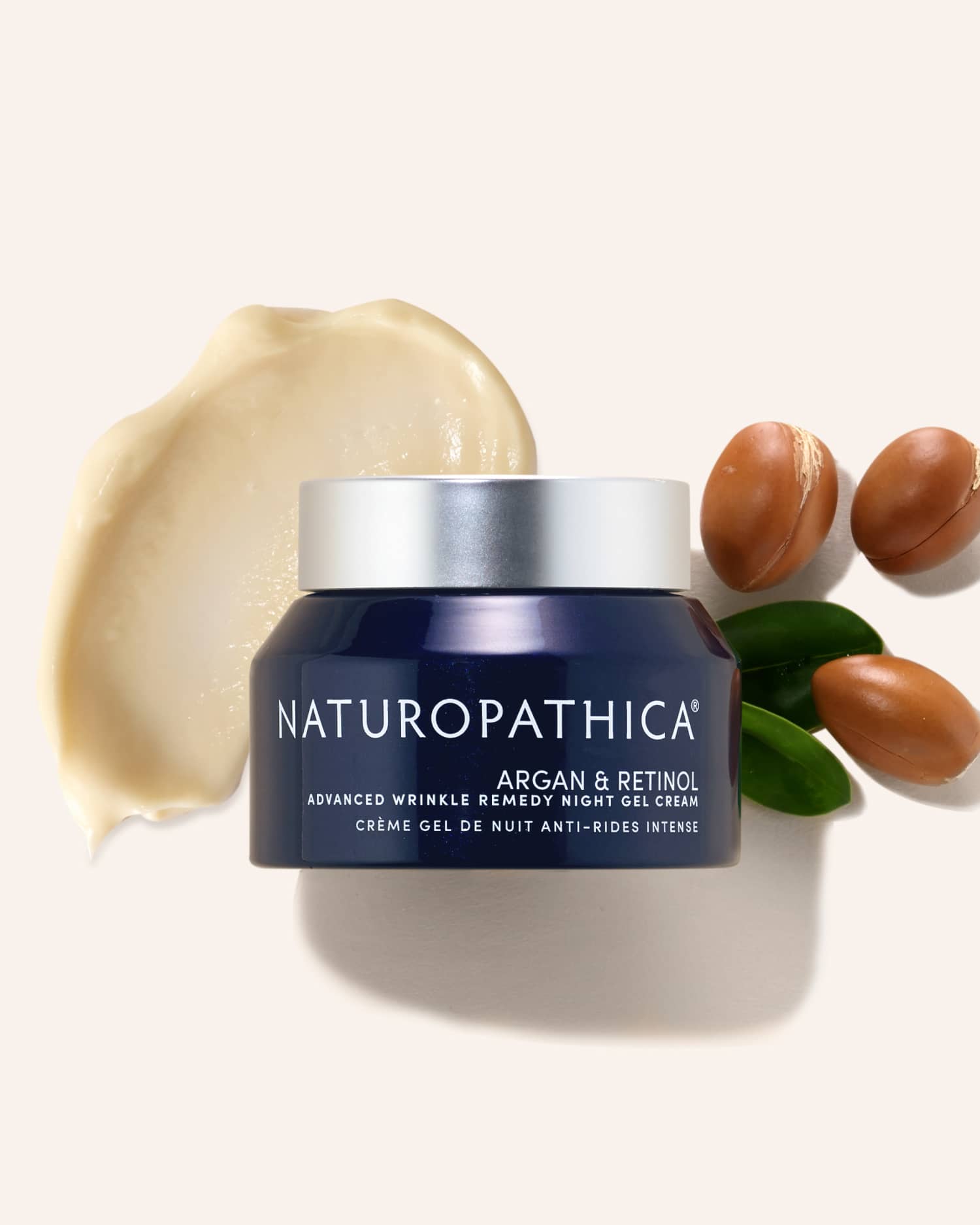 Advanced Argan & Retinol Night Cream for Wrinkles - Anti-Aging Gel Moisturizer for Face, Dark Circles & Fine Lines | Perfect for Nighttime Skincare Routine & Dry Skin Care