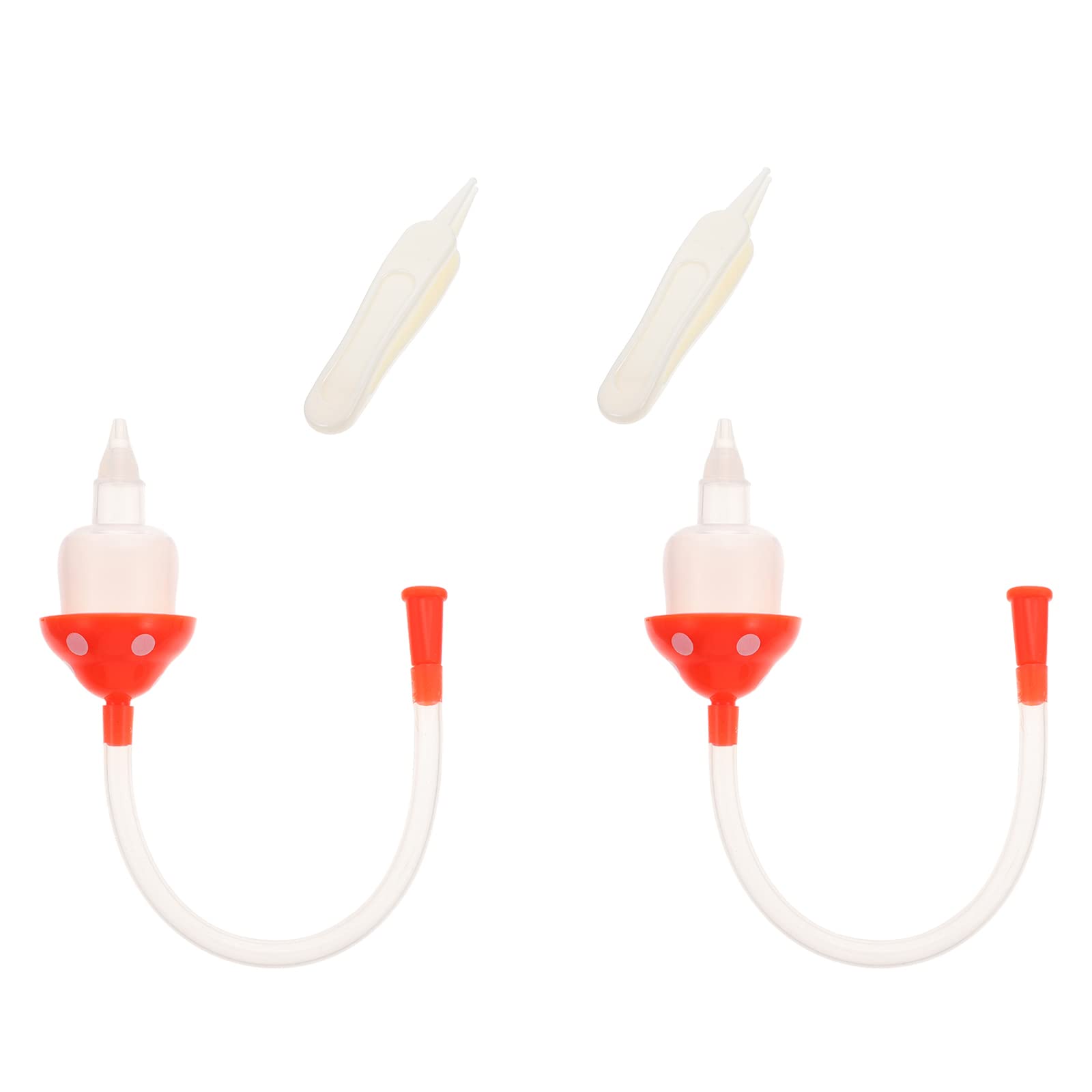 DOITOOL 2-Pack Baby Nasal Aspirator - Gentle Nose Cleaner for Newborns & Infants - Safe Snot Suction Tool for Congestion Relief - Perfect for Home, Travel & Daycare Use