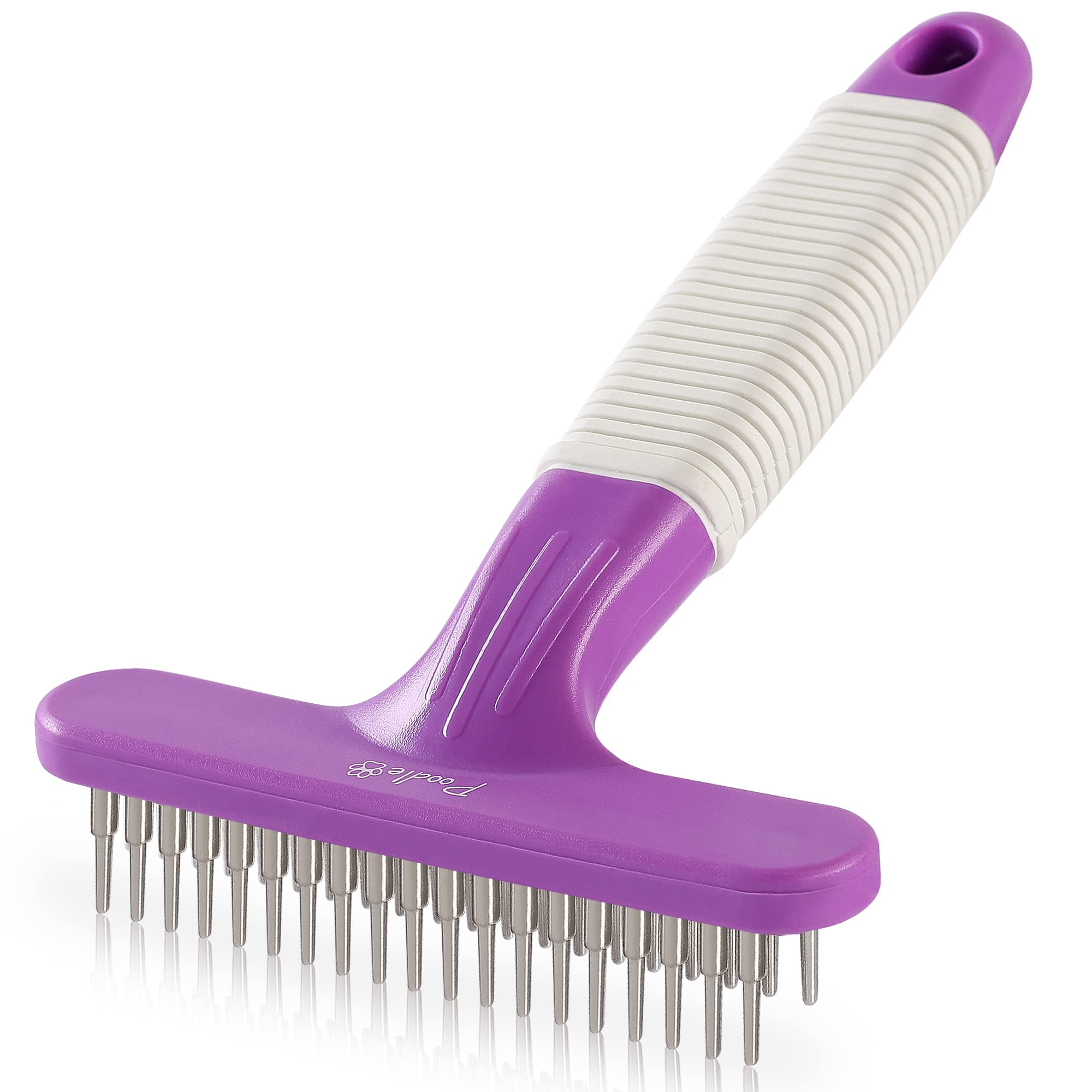 Poodle Grooming Rake & Detangling Comb Set for Dogs - Perfect for Home Pet Care