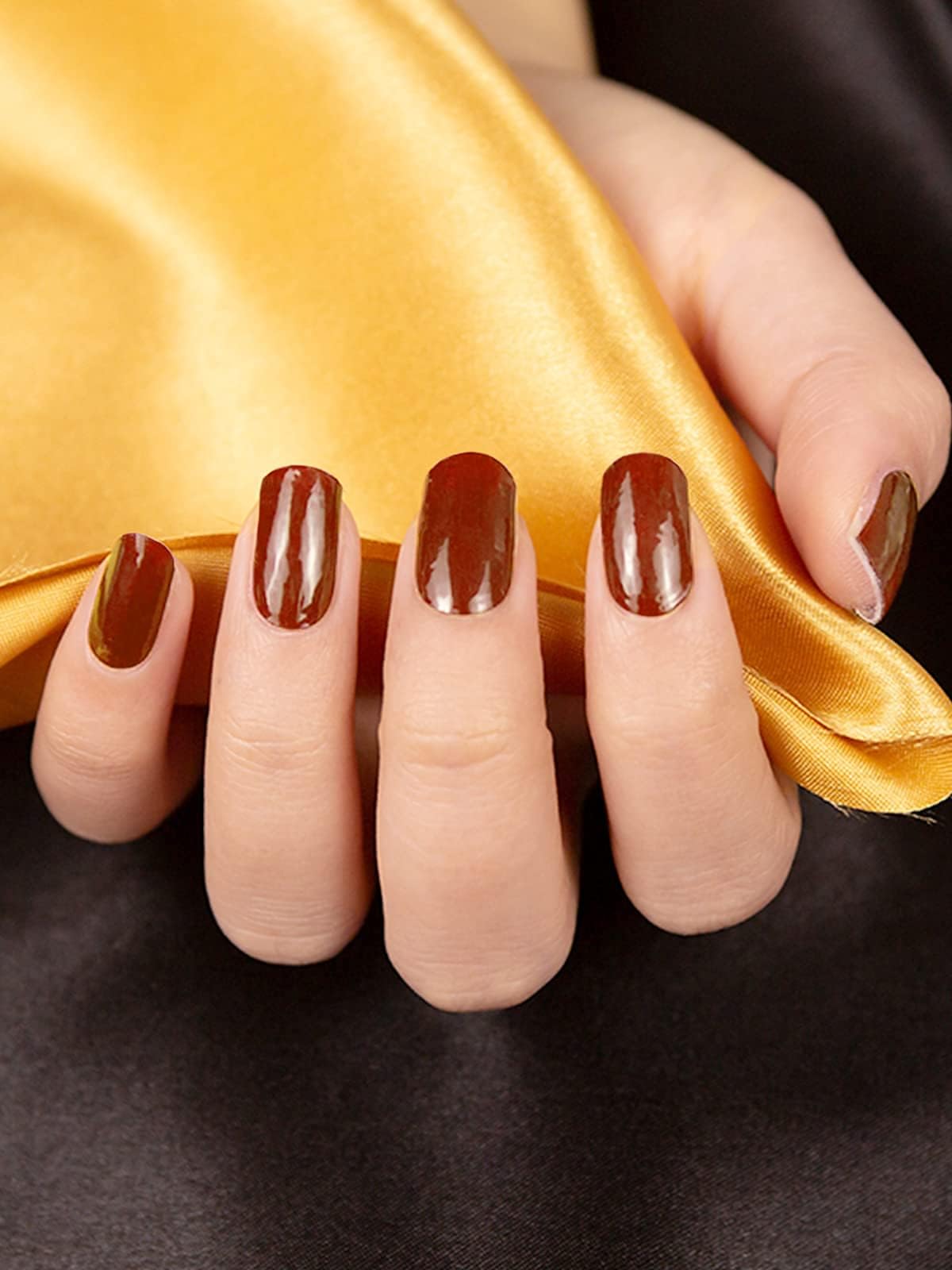 Kalolary 20PCS Gel Nail Polish Strips - Long Lasting Adhesive Nail Art Stickers for DIY Manicure | Waterproof Full Wrap Gel Nails with Nail File & Stick (UV/LED Lamp Required) | Perfect for Parties, Weddings & Everyday Wear