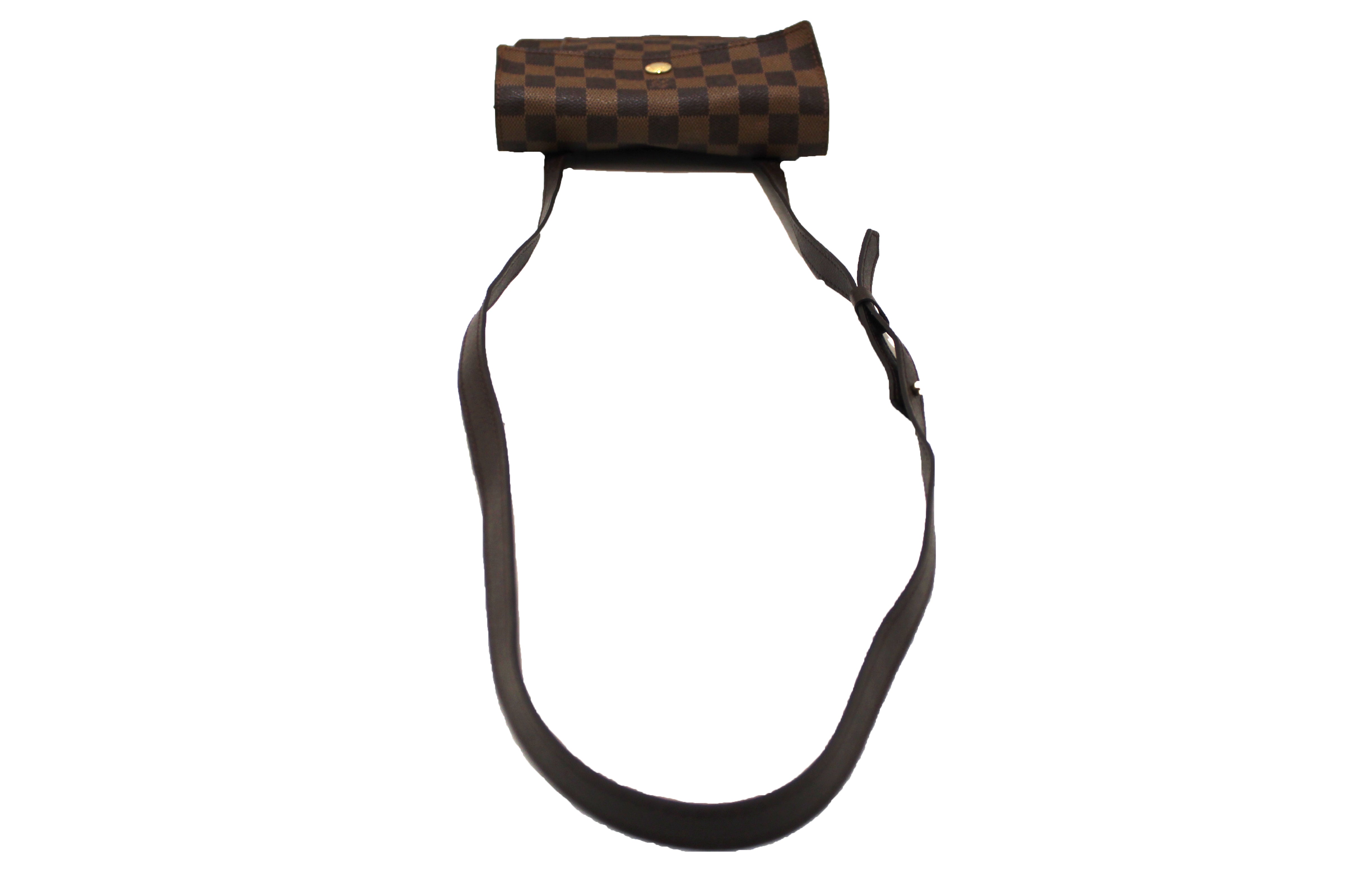 Authentic Louis Vuitton Damier Ebene Pimlico Messenger Bag for Men - Genuine Leather Crossbody Shoulder Bag - Perfect for Work, Travel & Daily Use