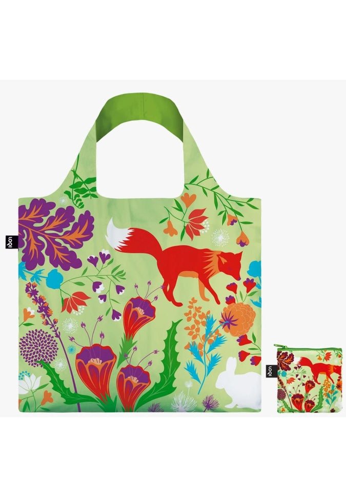 LOQI Eco-Friendly Reusable Shopping Tote Bag - Lightweight & Durable Foldable Grocery Bag for Women & Men - Perfect for Groceries, Beach, Travel & Daily Use