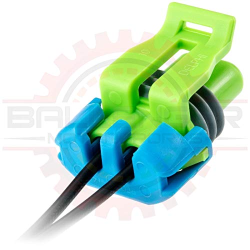 Ballenger Motorsports - 2 Way GM Ambient Air Temperature Sensor & AIR Solenoid Connector Plug Pigtail - Compatible with GM Vehicles - Perfect for Engine Repairs & Sensor Replacements