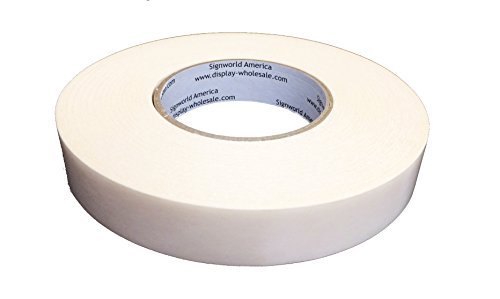 Signworld Heavy Duty Double Sided Banner Hem Tape - 13 Rolls (1” X 164’) - Perfect for Outdoor Signs, Trade Shows & Vinyl Banners