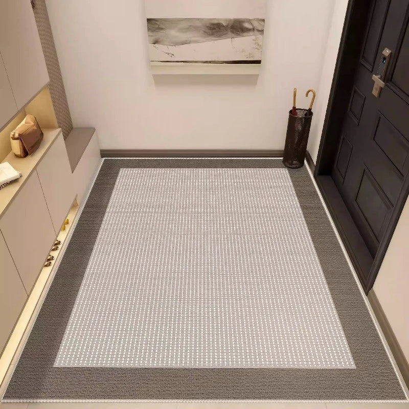 Rosie Geometric Waterproof Spillproof Runner Rug - Non-Slip Hallway Carpet for Entryway, Kitchen, Bathroom & High Traffic Areas | Easy to Clean & Durable Floor Mat for Home Decor