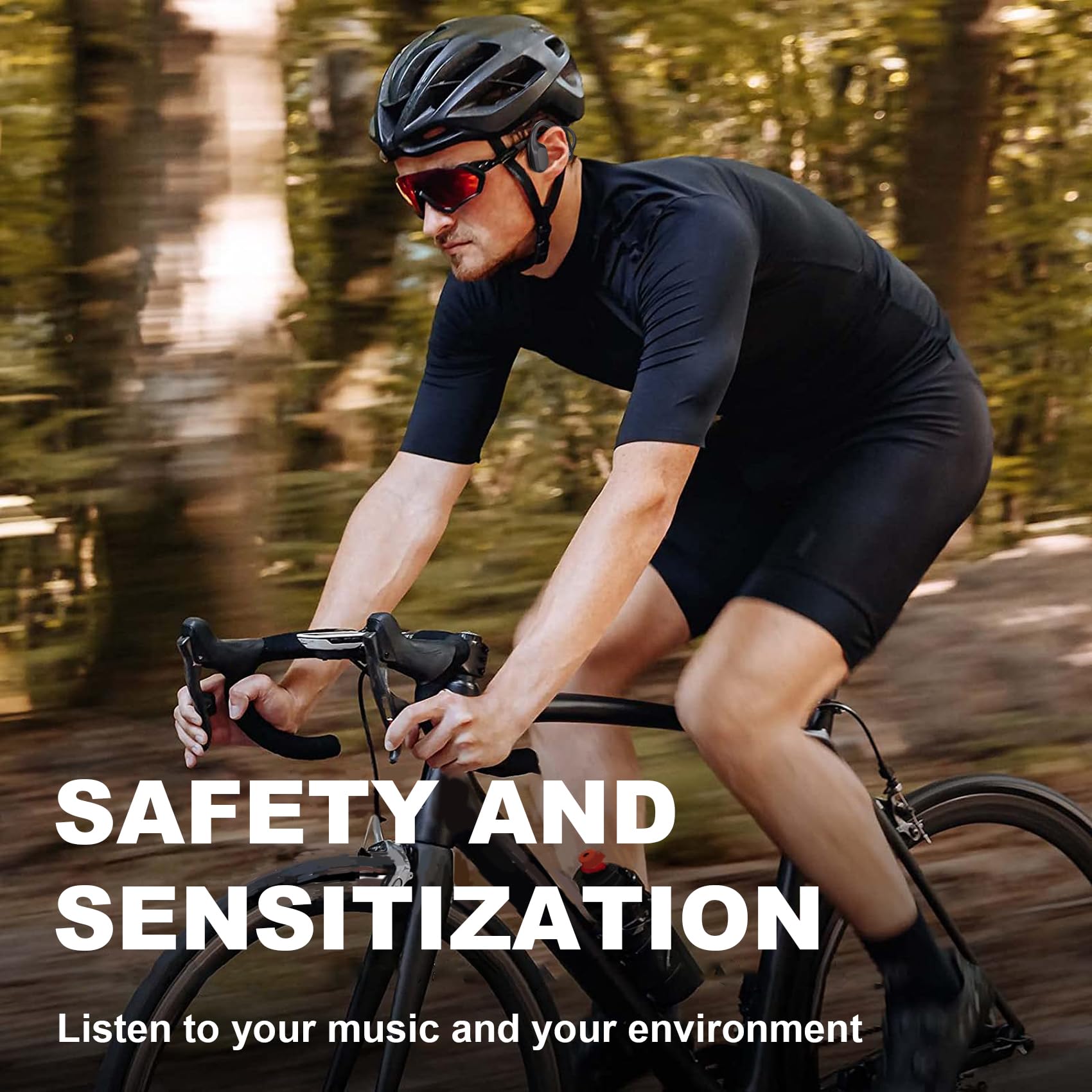 Bone X1 AI Translator Earbuds - Bluetooth 5.2 Bone Conduction Headphones with Real-Time 134 Language Translation, IP65 Waterproof Sport Headset for Travel, Business Meetings, Gym Workouts & Language Learning