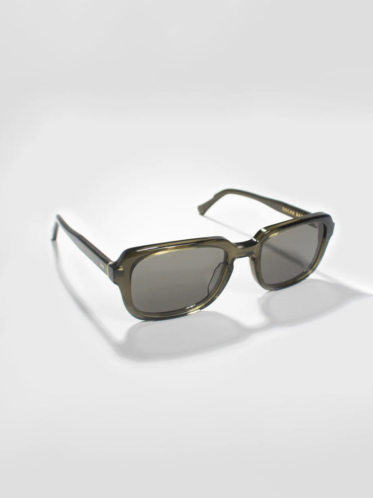 Oscar Deen Nelson Sunglasses - Dark Olive/Night Polarized Aviator Style for Men & Women | Perfect for Driving, Beach, and Outdoor Activities