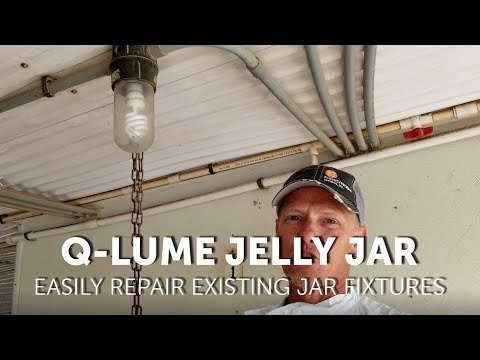 Energy Efficient Q Lume™ LED Light Fixture - No Globe Required - Perfect for Indoor and Outdoor Lighting