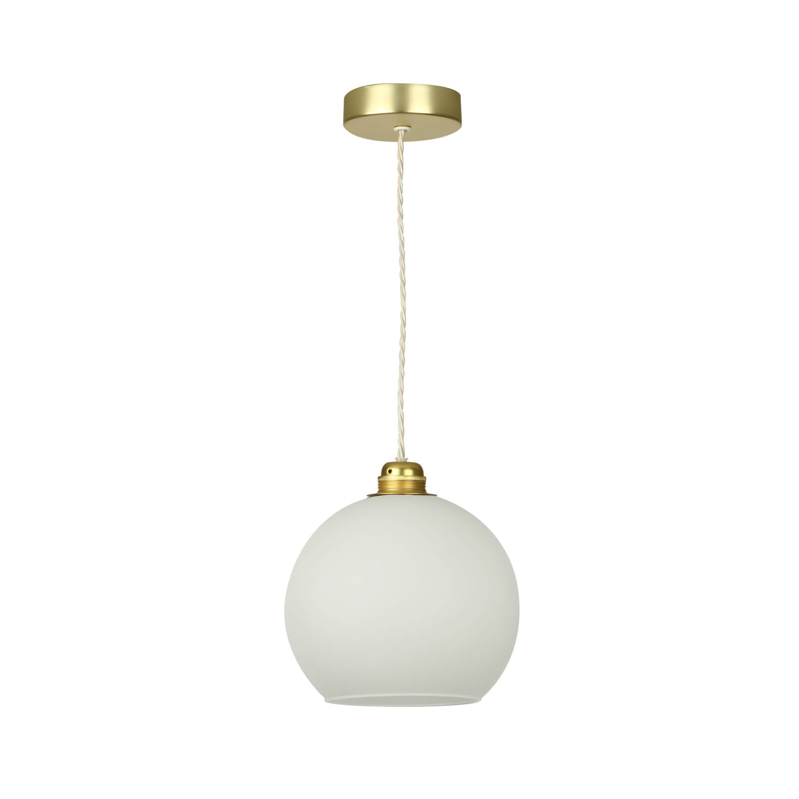 Apollo Single Pendant Light Fixture - Brushed Nickel, Oil Rubbed Bronze & Matte Black Finishes - Modern Ceiling Lighting for Dining Room, Bedroom or Entryway