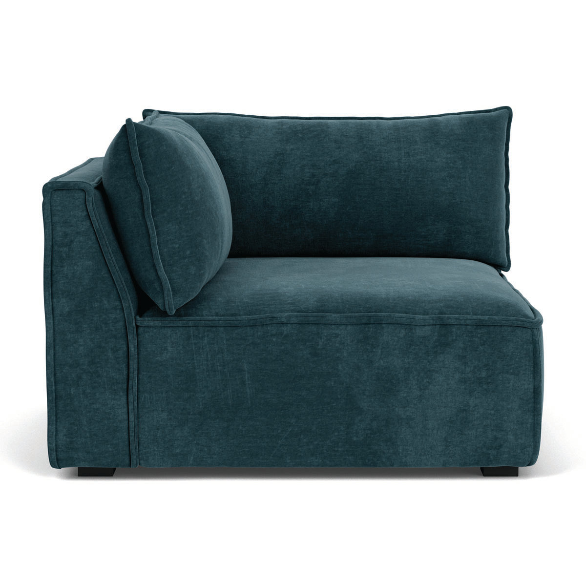 Stylish Daphne Fabric Left Corner Modular Sofa - 1 Seater Modern Living Room Furniture for Small Spaces & Apartments