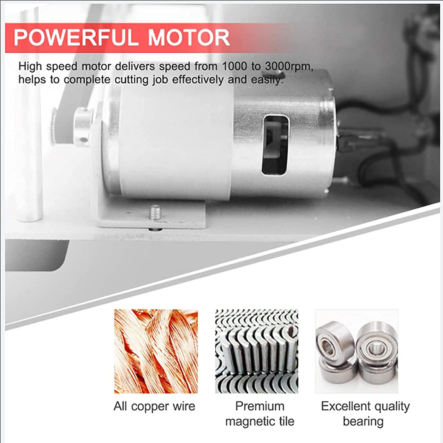 Mini Precision Table Saw - 9000 RPM Multifunctional Woodworking Bench for DIY, Handmade Wooden Model Crafts & PCB Cutting | Perfect for Hobbyists, Woodworkers & Electronics Enthusiasts