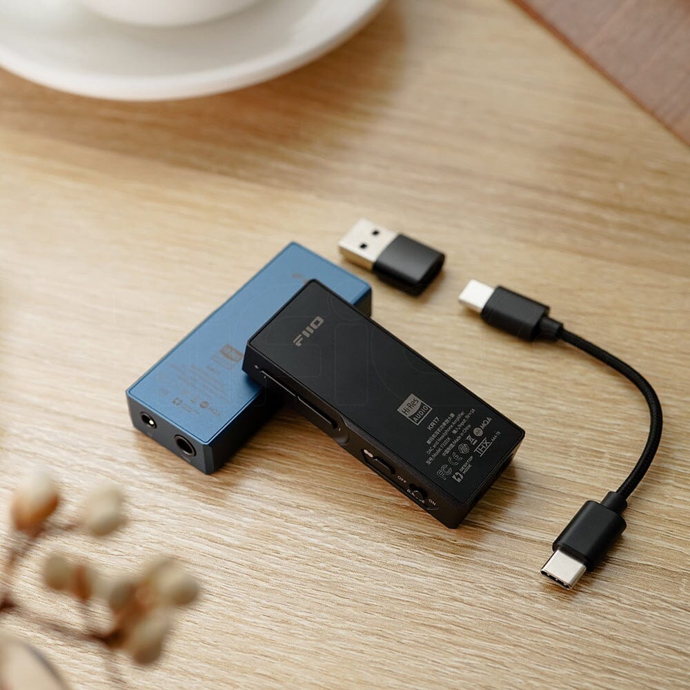 FiiO KA17 Portable USB DAC Headphone Amplifier with Dual ES9069Q - High Resolution Audio for HiFi Music, Gaming & Studio Monitoring