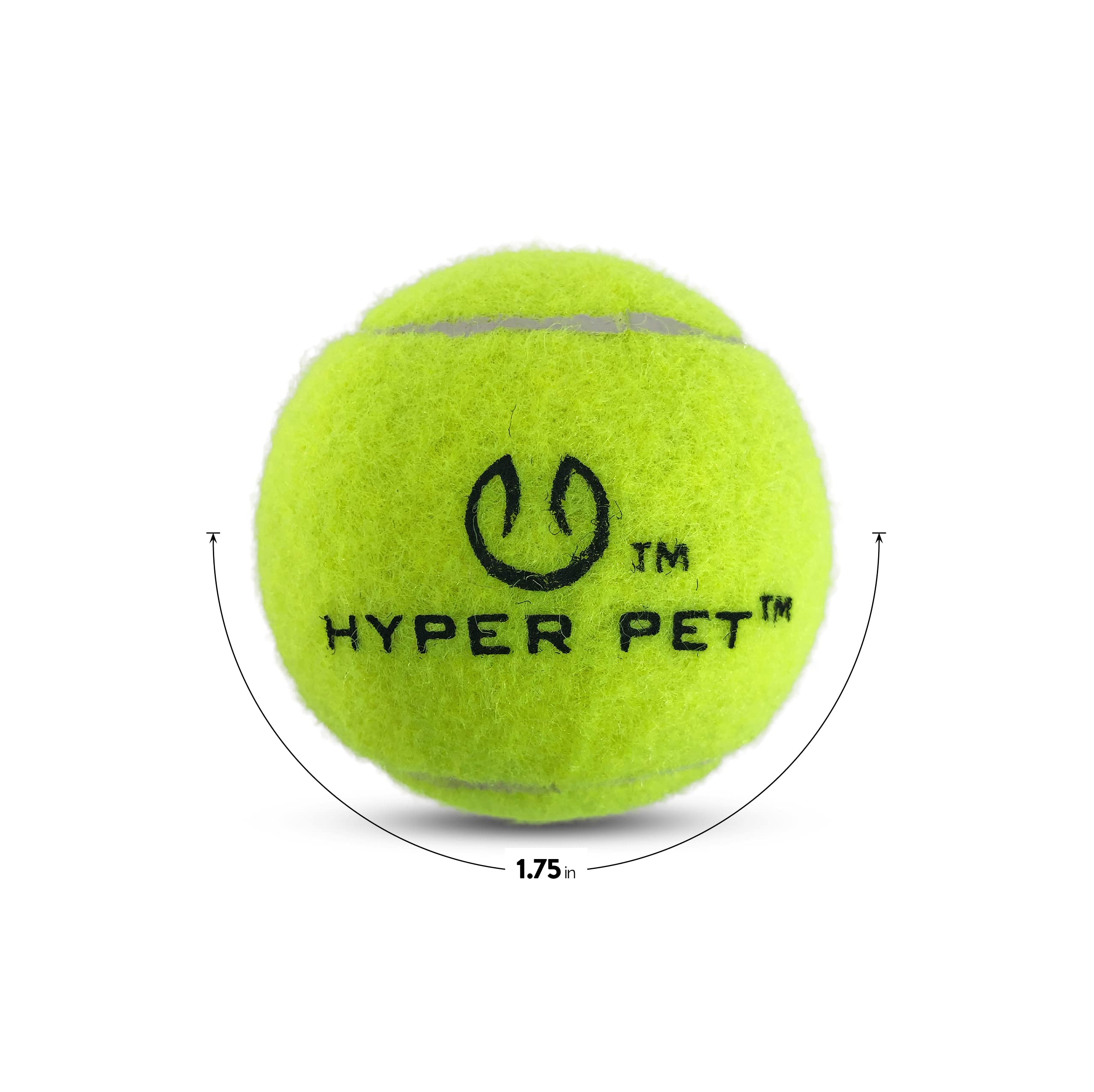 Hyper Pet Mini Tennis Balls for Dogs - 12 Pack Small Dog Toys for Fetch, Training & Exercise | Durable Chew-Resistant Interactive Play Balls for Puppies & K9s | Perfect for Indoor/Outdoor Games, Backyard Fun & Agility Training