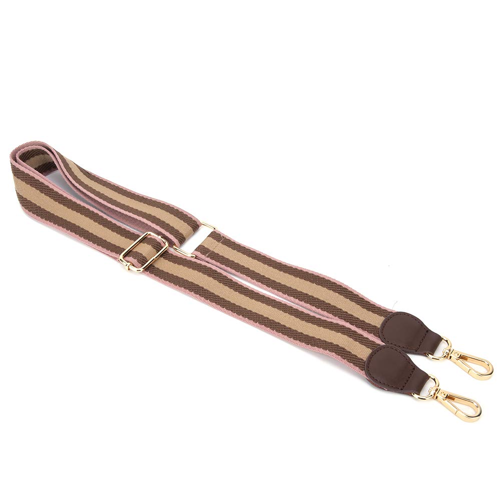Premium 3.8cm (1.5in) Wide Handbag Shoulder Strap - Adjustable Messenger Bag Strap Replacement in Pink Coffee Color | Perfect for Crossbody Bags, Totes & Everyday Use