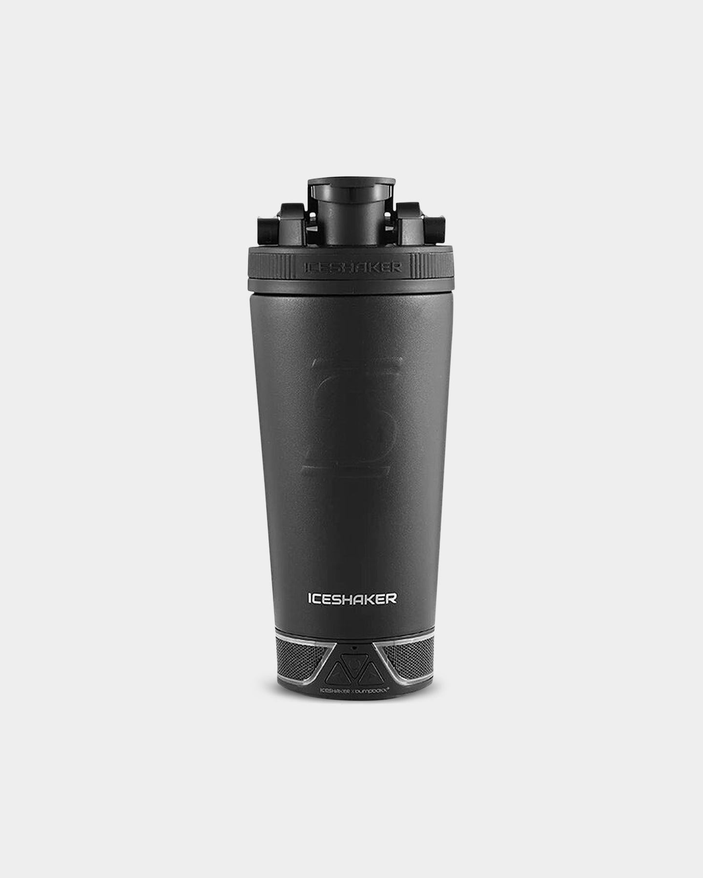 Bumpboxx Ice Shaker Speaker Bottle - 20oz Insulated Stainless Steel Water Bottle with Bluetooth Speaker for Gym, Workout, Outdoor Adventures & Travel