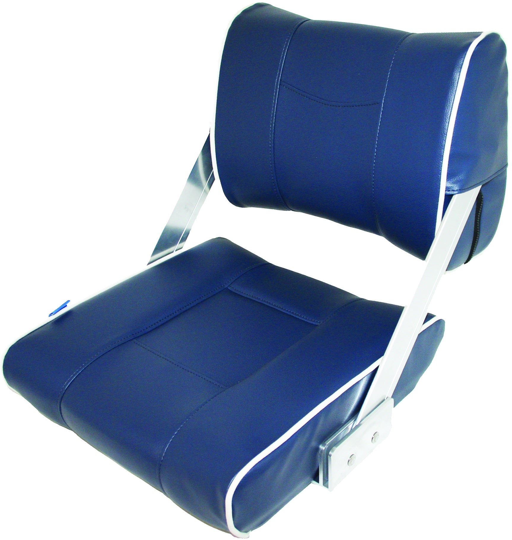 Axis Flip Back Seat Cover - Dark Blue with Ivory White Piping - Premium Car Seat Protector for SUVs, Trucks & Sedans - Perfect for Road Trips, Daily Commutes & Family Travel