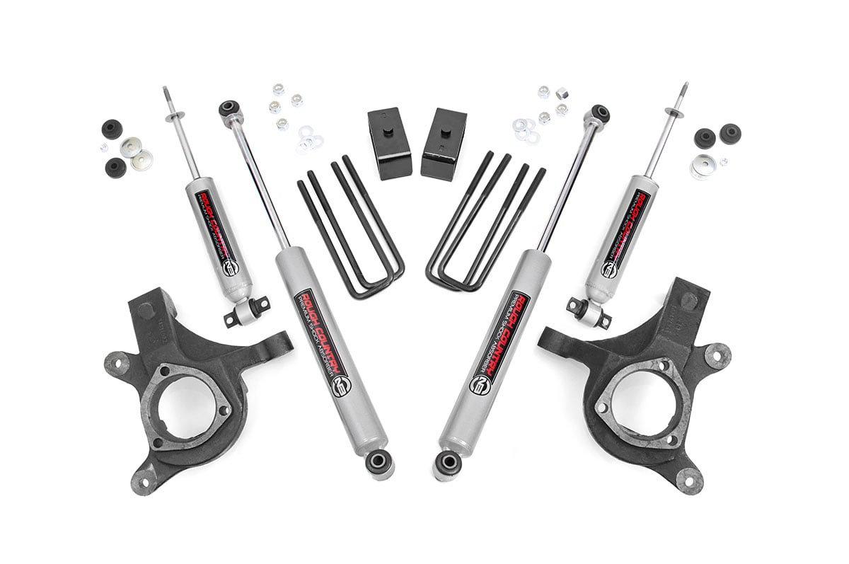 3 Inch Lift Kit for Chevy Silverado & GMC Sierra 1500 2WD (1999-2006 & Classic) - Heavy Duty Suspension System - Part #232N2 - Perfect for Off-Roading & Truck Customization