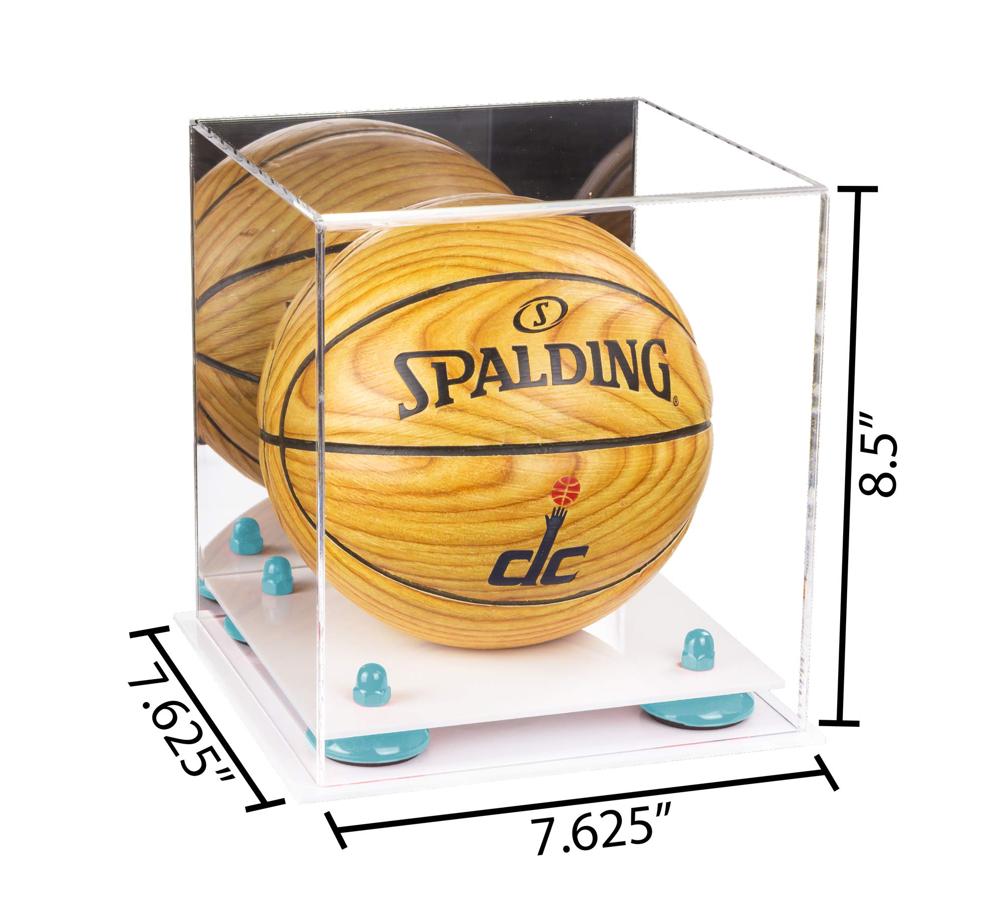 Acrylic Mini Basketball Display Case - Perfect for Collectibles & Memorabilia - Ideal for Home, Office, or Sports Room Decor
