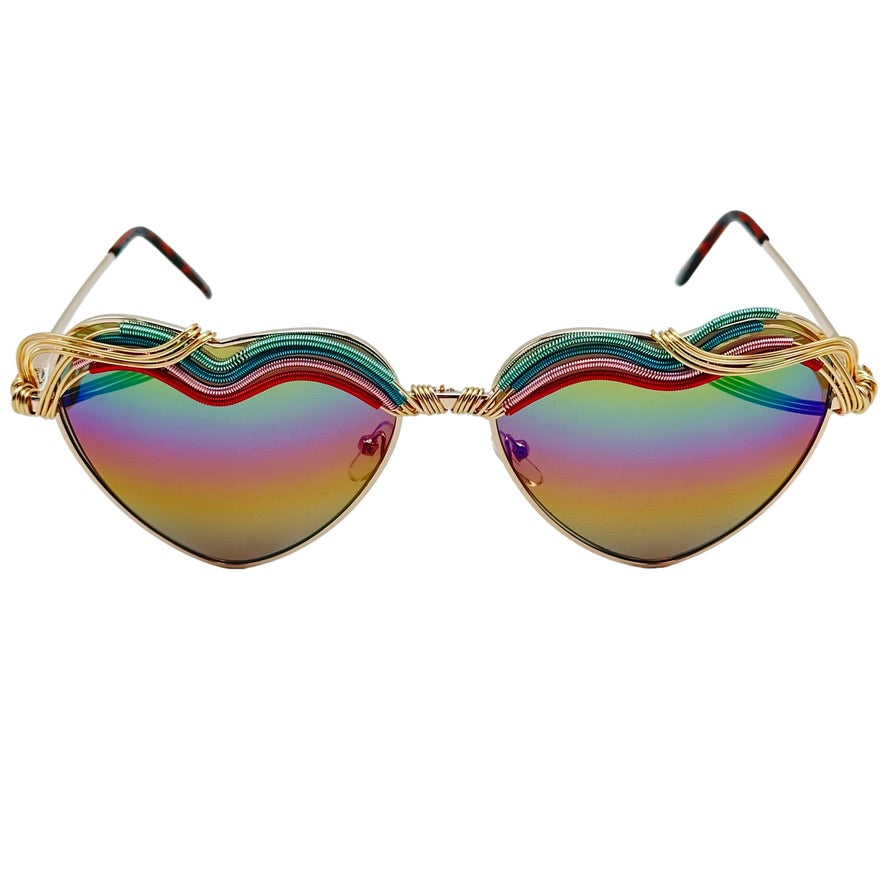Double Rainbow Love - Colorful & Vibrant Fashion Jewelry for Women | Perfect for Parties, Weddings & Everyday Wear