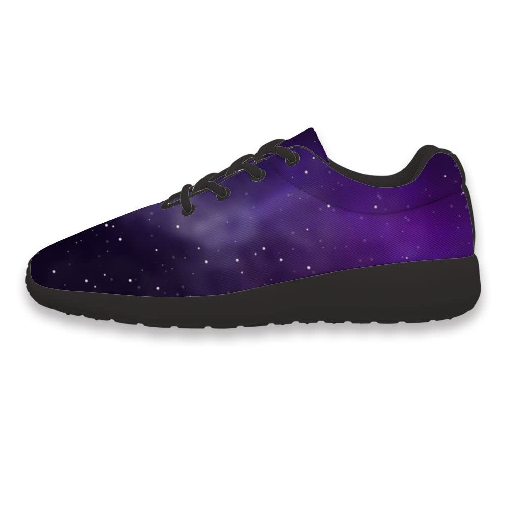 Blue Galaxy Running Shoes for Women & Men - Breathable Durable Athletic Sneakers for Walking, Jogging & Workouts | Fashionable Personalized Design for Gym & Outdoor Activities