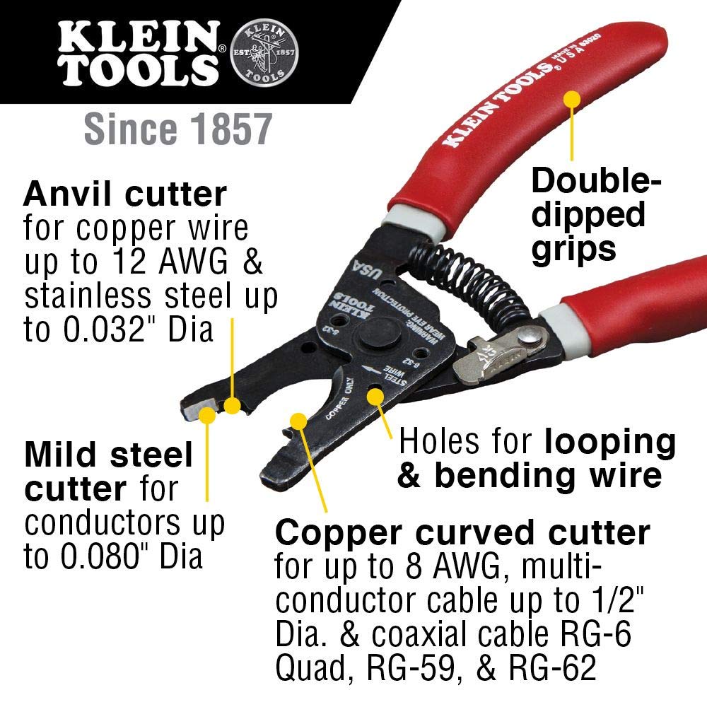 **Klein Tools VDV011-832 ProTech Coaxial Cable Installation Kit - Complete Set for Coaxial Cable Termination, Stripping & Compression - Ideal for Home Theater, CCTV & Satellite TV Setup**