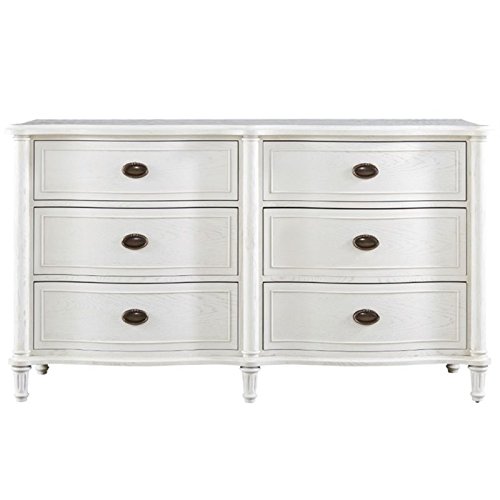 Beaumont Lane 6-Drawer Cotton Dresser for Bedroom - Stylish Storage Chest with Smooth Gliding Drawers for Clothes & Linens Organization