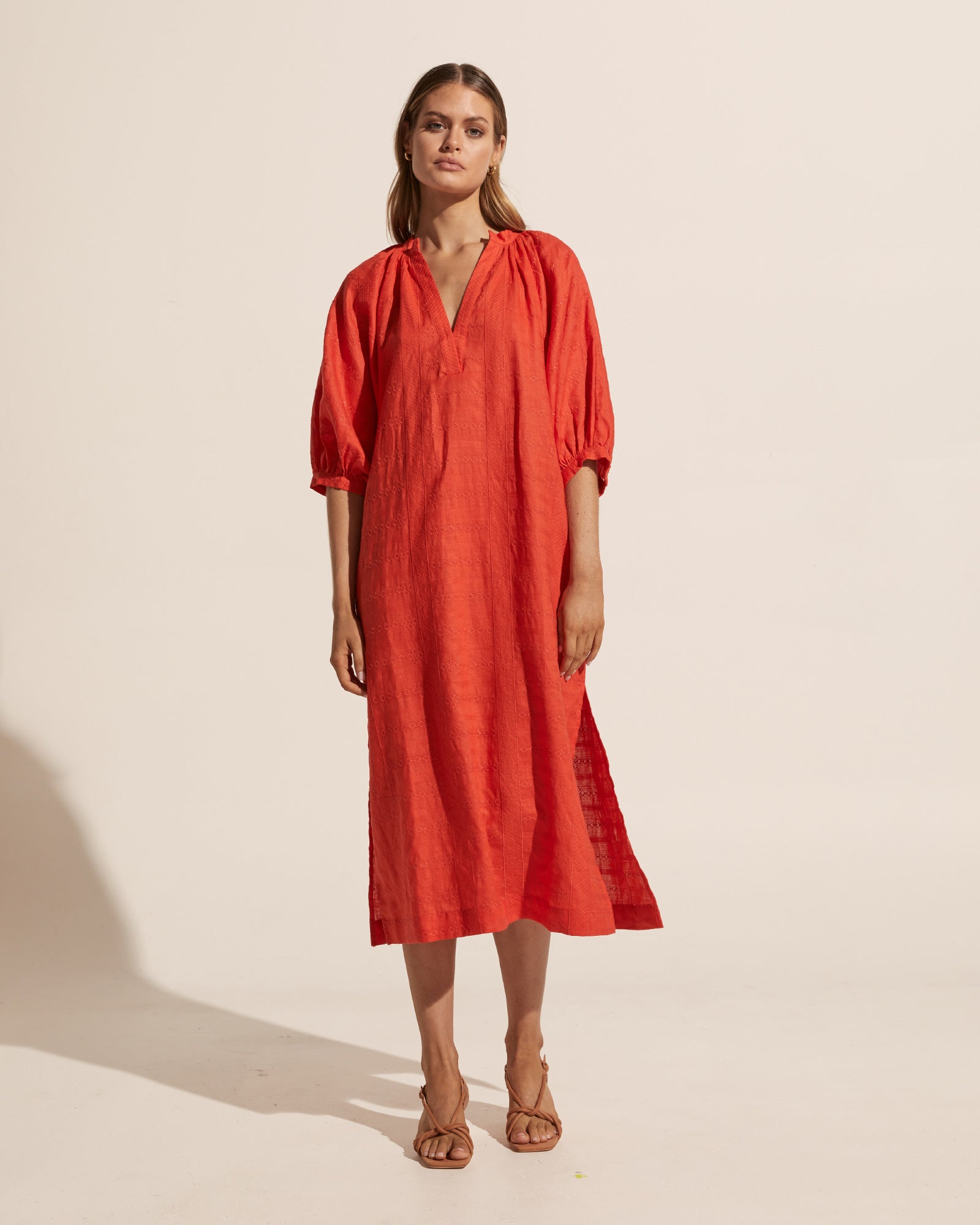 Zoe Kratzmann Motto Dress - Women's Floral Print Summer Dress with Puff Sleeves | Perfect for Beach Vacation, Date Night & Casual Outings