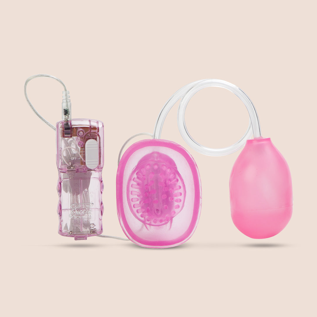 CalExotics Intimate Pump™ Vibro Pussy Sucker™ - Powerful Clitoral Stimulator & Suction Pump for Enhanced Pleasure | Perfect for Solo Play, Couples & Sensual Exploration