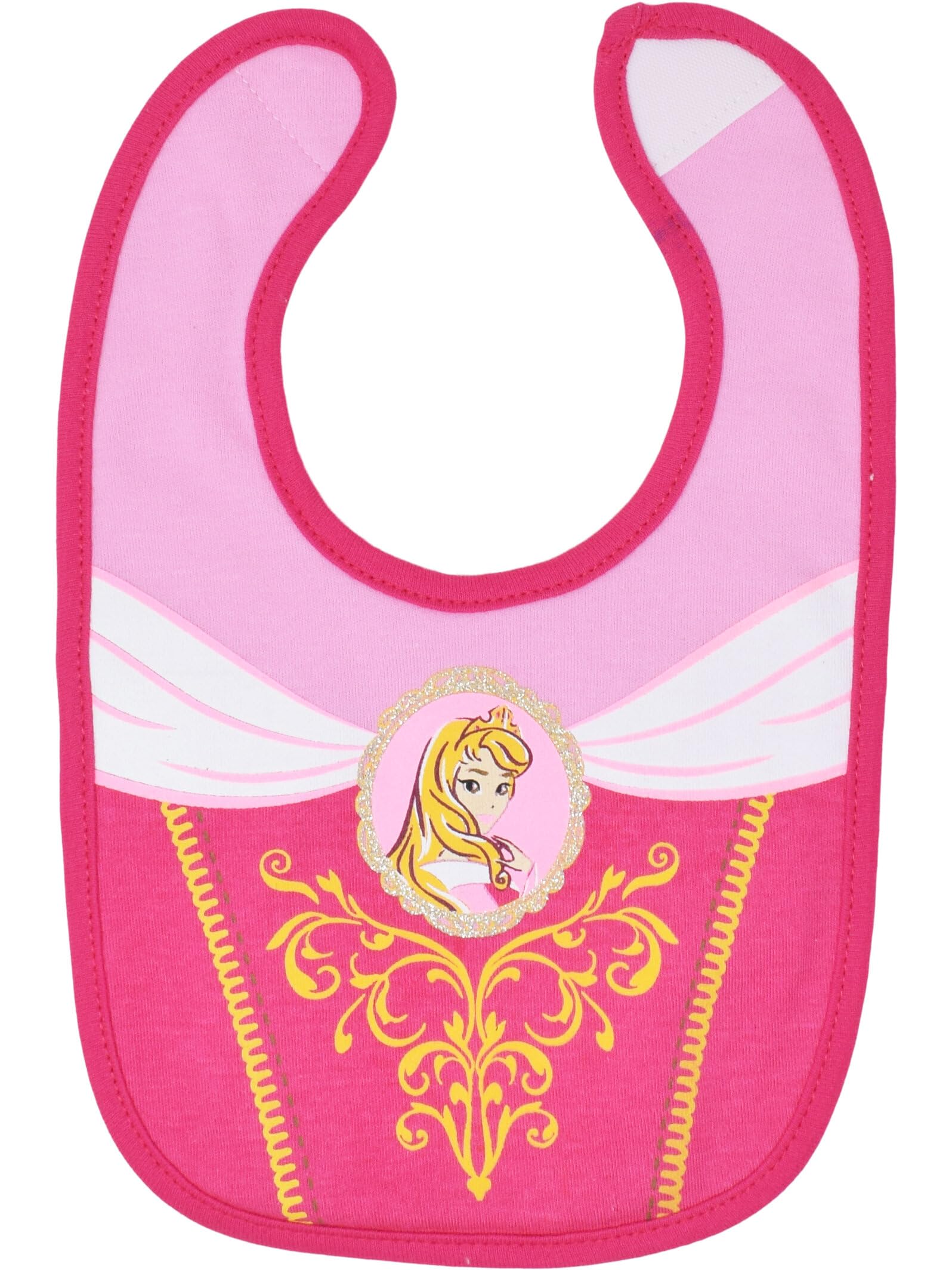 Disney Princess Baby Bibs 5-Pack - Snow White, Aurora, Belle, Ariel & Cinderella - Soft Cotton Drool Bibs for Infants & Toddlers - Perfect for Feeding Time, Daycare & Photo Shoots