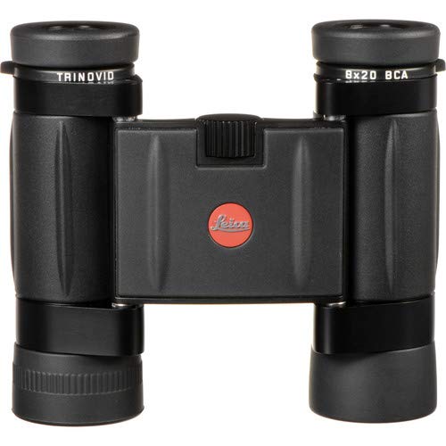 Leica 8x20 Trinovid BCA Compact Binoculars with Carrying Case & Lens Cleaning Kit - Perfect for Bird Watching, Hiking, and Outdoor Adventures