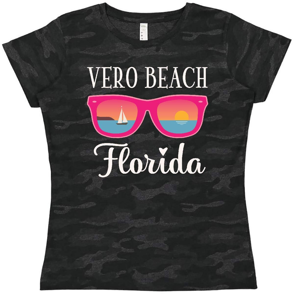 Inktastic Vero Beach Florida Vacation Trip Women's T-Shirt - Comfortable Casual Tee for Beach Getaways, Travel & Summer Outfits