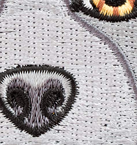 Pitbull Face Iron On Patches for Clothing & Jeans - 2.5x2.75in Embroidered Animal Patch for DIY Jackets, Bags, Hats - Cartoon Dog Design for Denim & Accessories - Perfect for Customizing Outfits & Gifts
