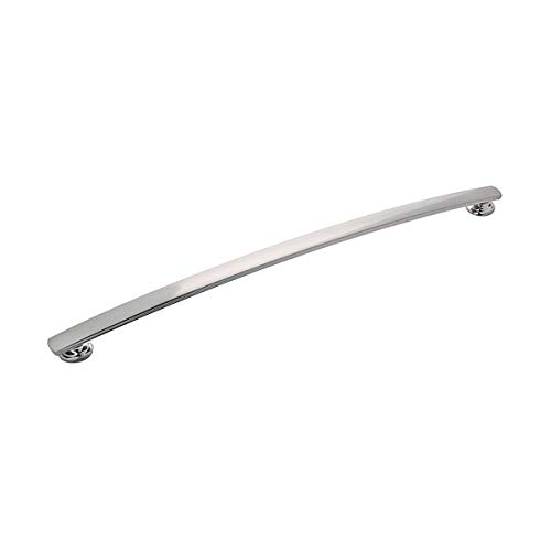 Hickory Hardware P2159-SN 12 Inch Cabinet Pull - Satin Nickel Finish, American Diner Collection (5 Pack) - Perfect for Kitchen Cabinets, Drawers & Furniture Hardware Upgrades