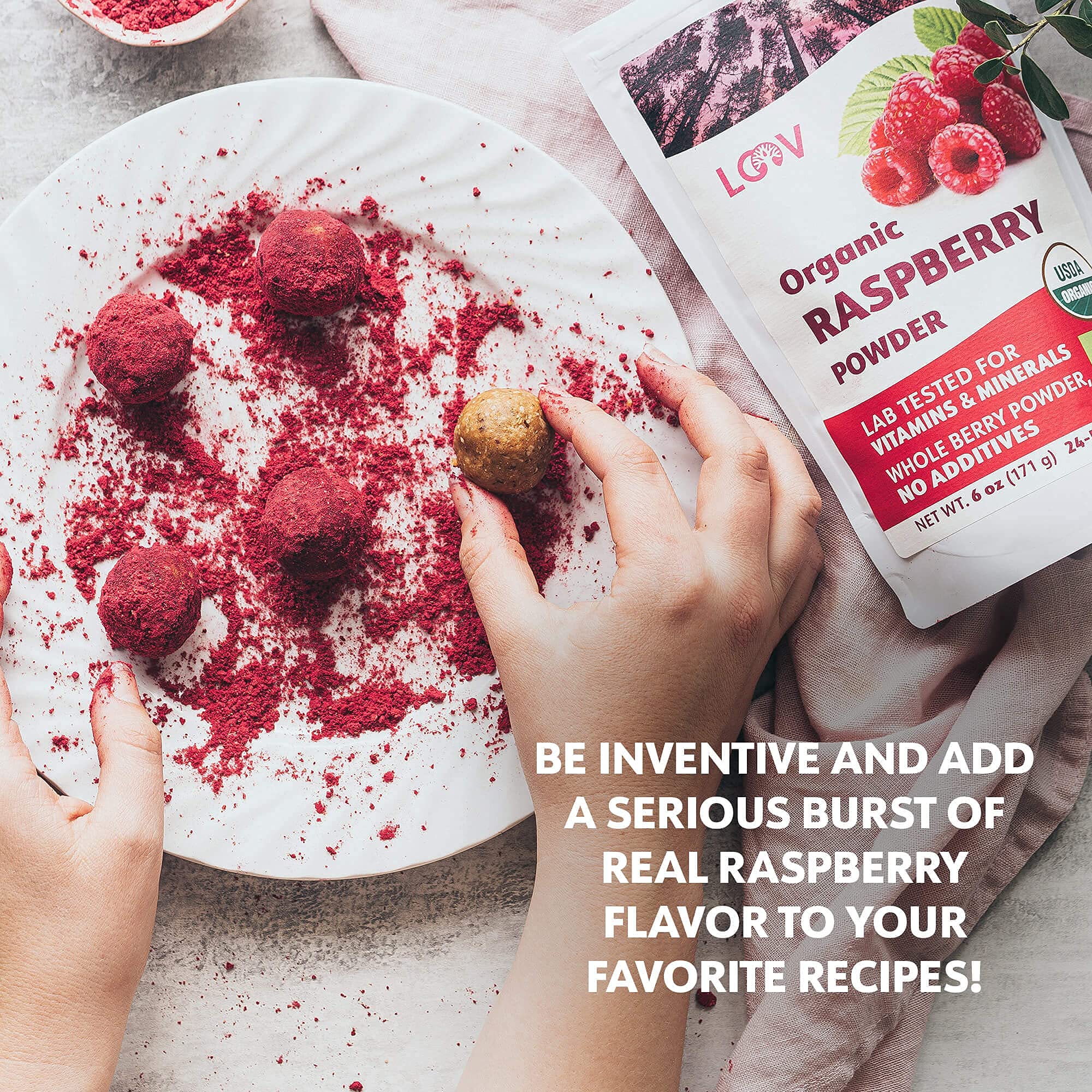 Organic Wild Blueberry Powder & Raspberry Powder Bundle – 2 Pack | Antioxidant-Rich Superfood for Smoothies, Baking & Healthy Snacks | USDA Certified, Non-GMO, Gluten-Free