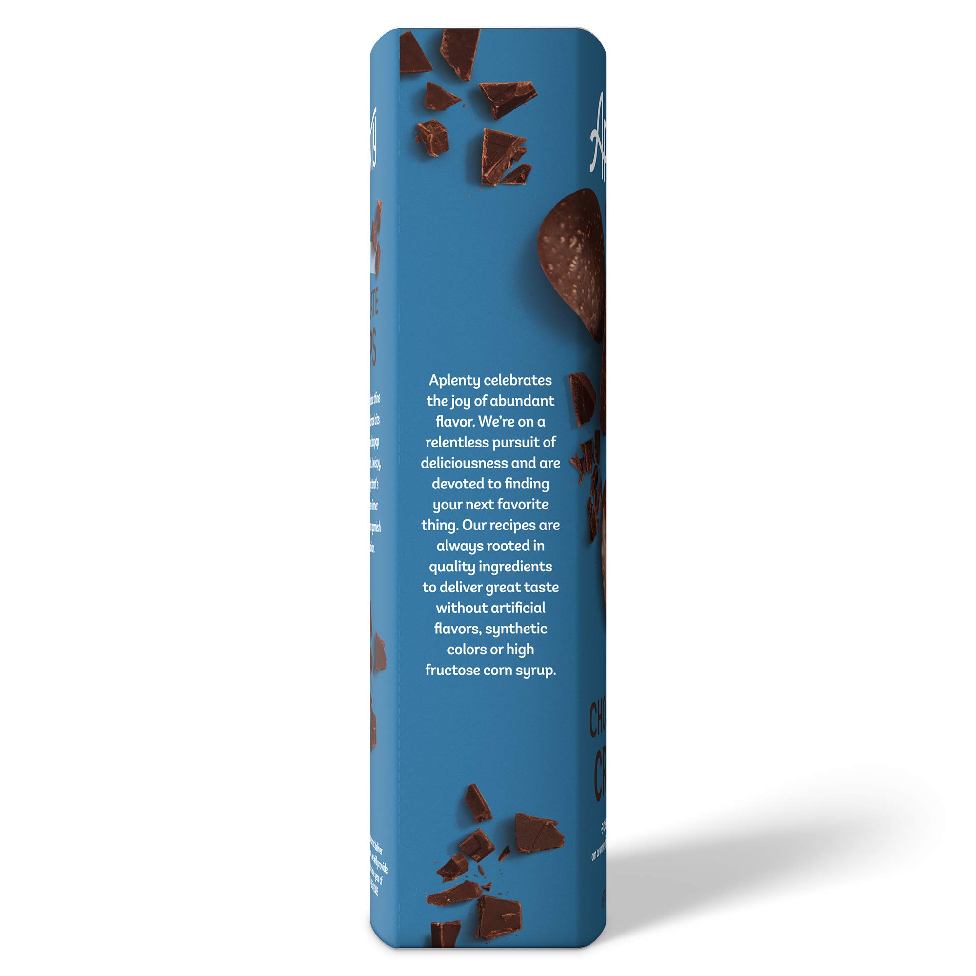 Aplenty Milk Chocolate Crisps - 4.4 Oz (125g) Premium Chocolate Snacks for Gifting, Parties & Dessert Toppings | Amazon Brand