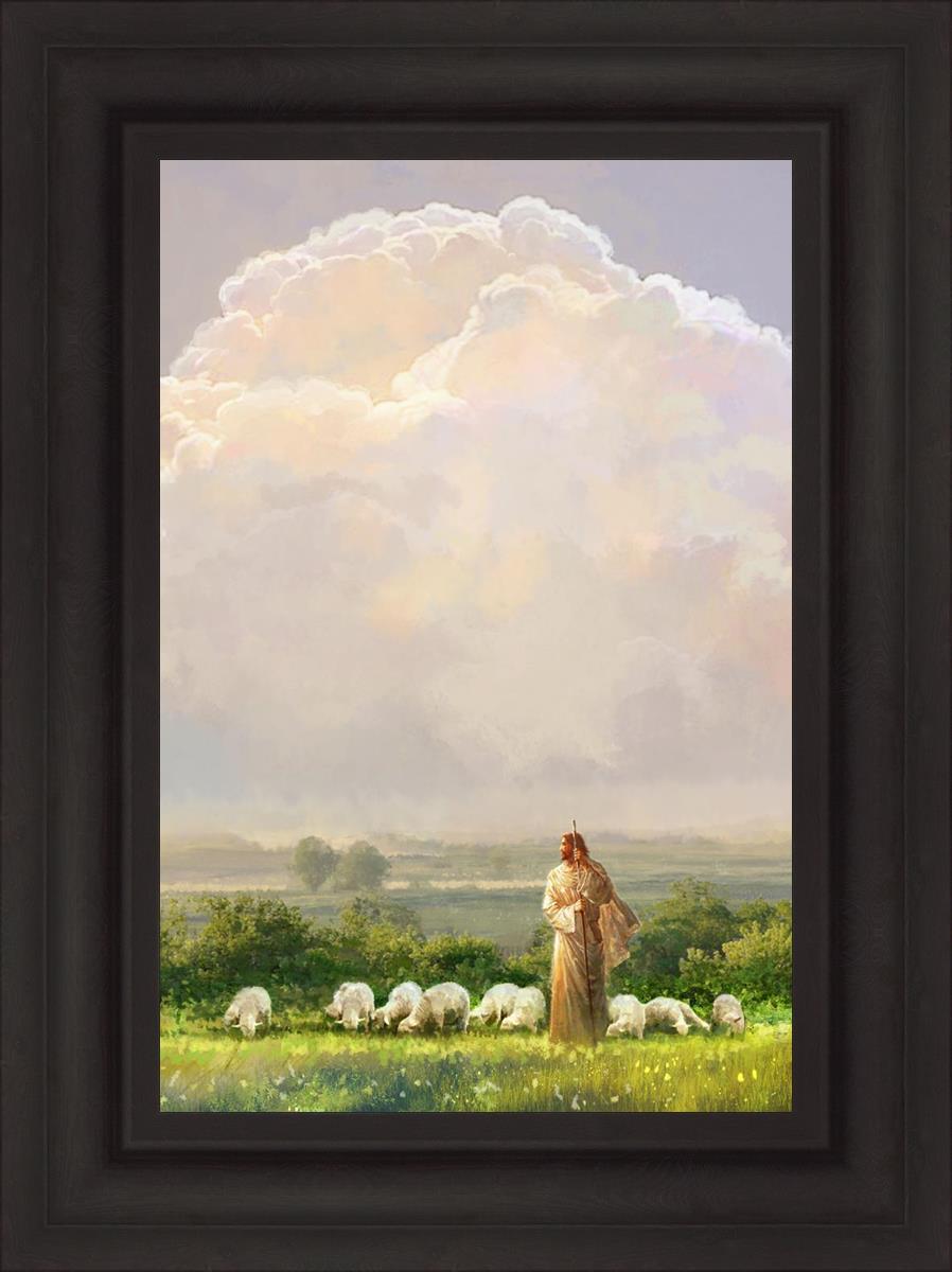 I Shall Not Want - Inspirational Christian Wall Art Decor for Home, Office & Church - Perfect for Faith-Based Gifting & Spiritual Encouragement