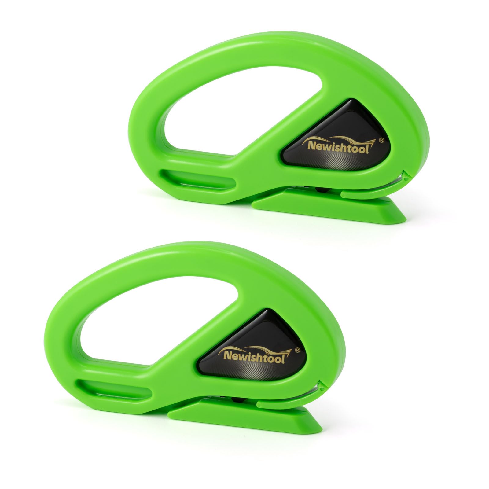 2 Pack NEWISHTOOL Gift Wrap Cutter - Safe Concealed Blade Paper Sliding Cutter Tool for Christmas Wrapping & Holiday Gifts | Perfect for DIY Gift Wrapping, Craft Projects & Home Organization