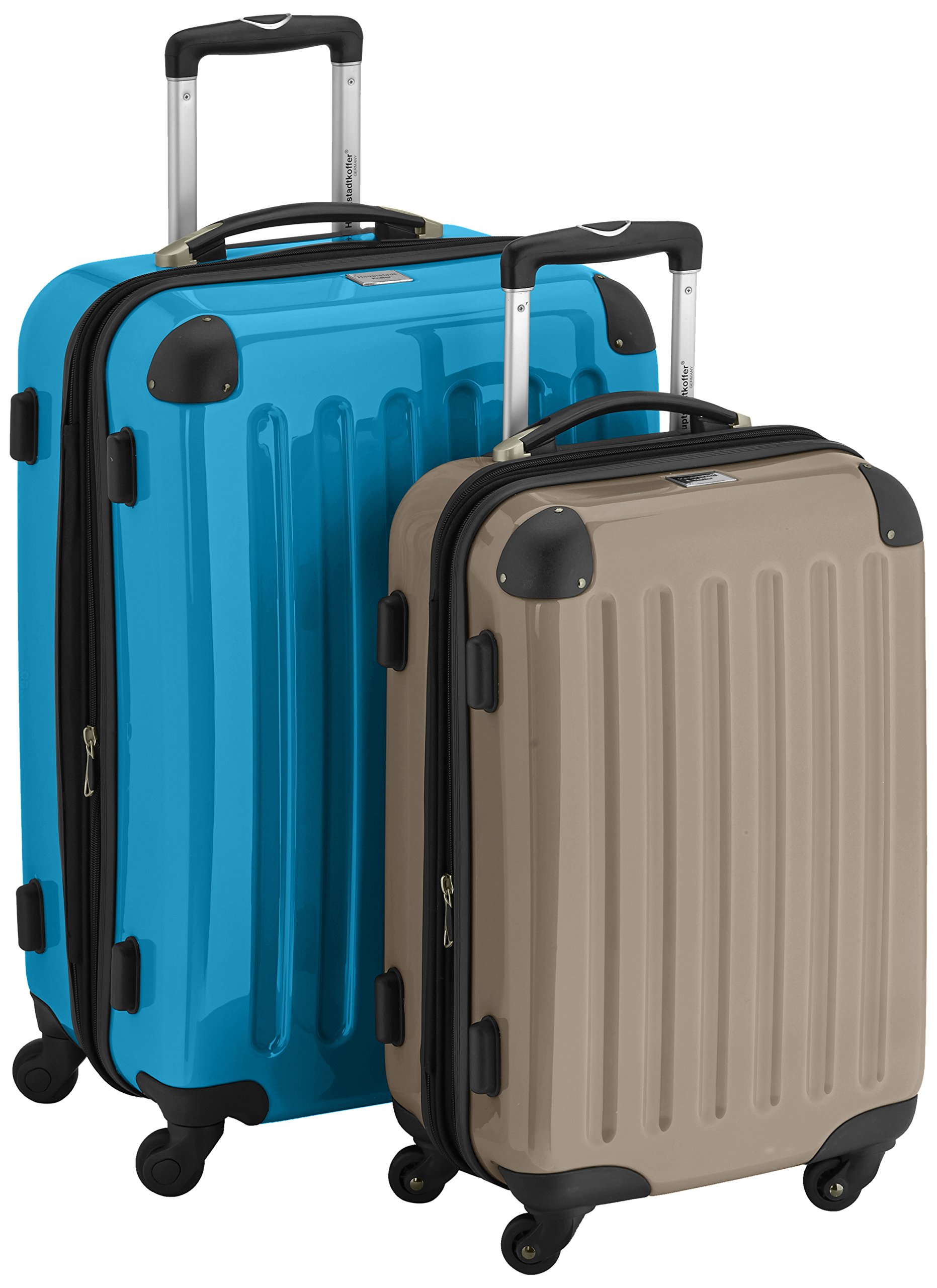 HAUPTSTADTKOFFER 3-Piece Luggage Set - 87L Multicolor Spinner Suitcase for Travel, Business & Vacation - Lightweight Durable Hardshell with 360° Wheels & TSA Lock